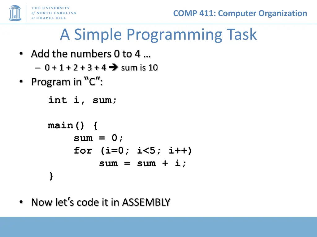 comp 411 computer organization 6