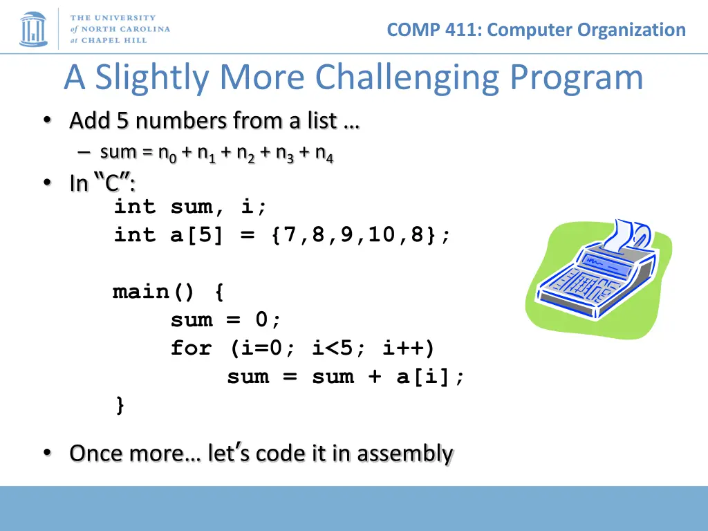 comp 411 computer organization 8