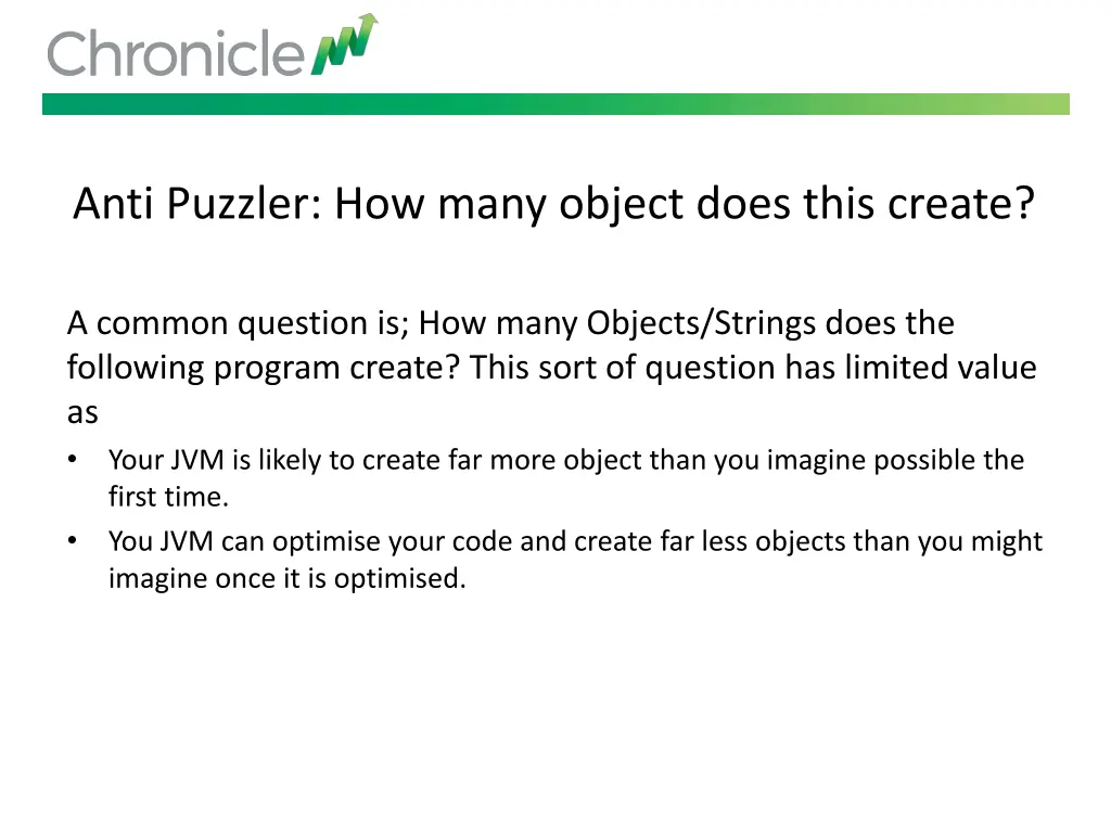 anti puzzler how many object does this create