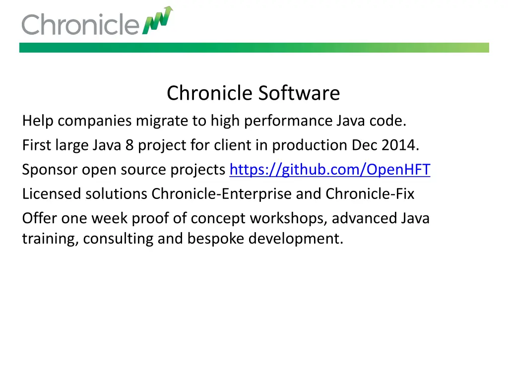 chronicle software