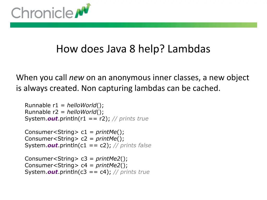 how does java 8 help lambdas