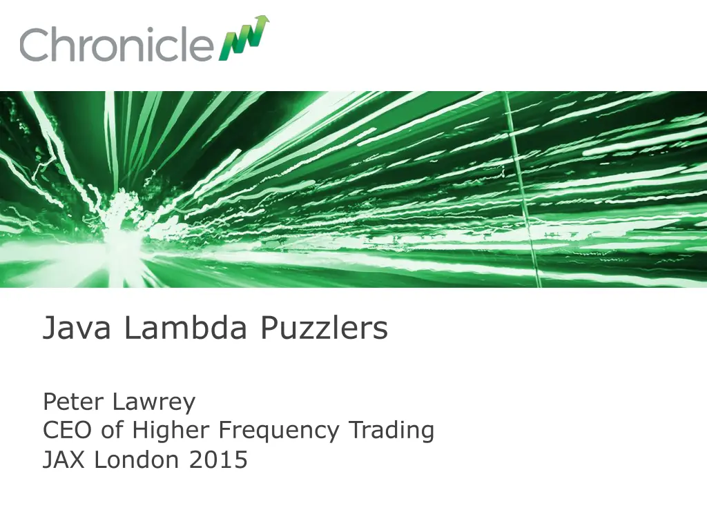 java lambda puzzlers