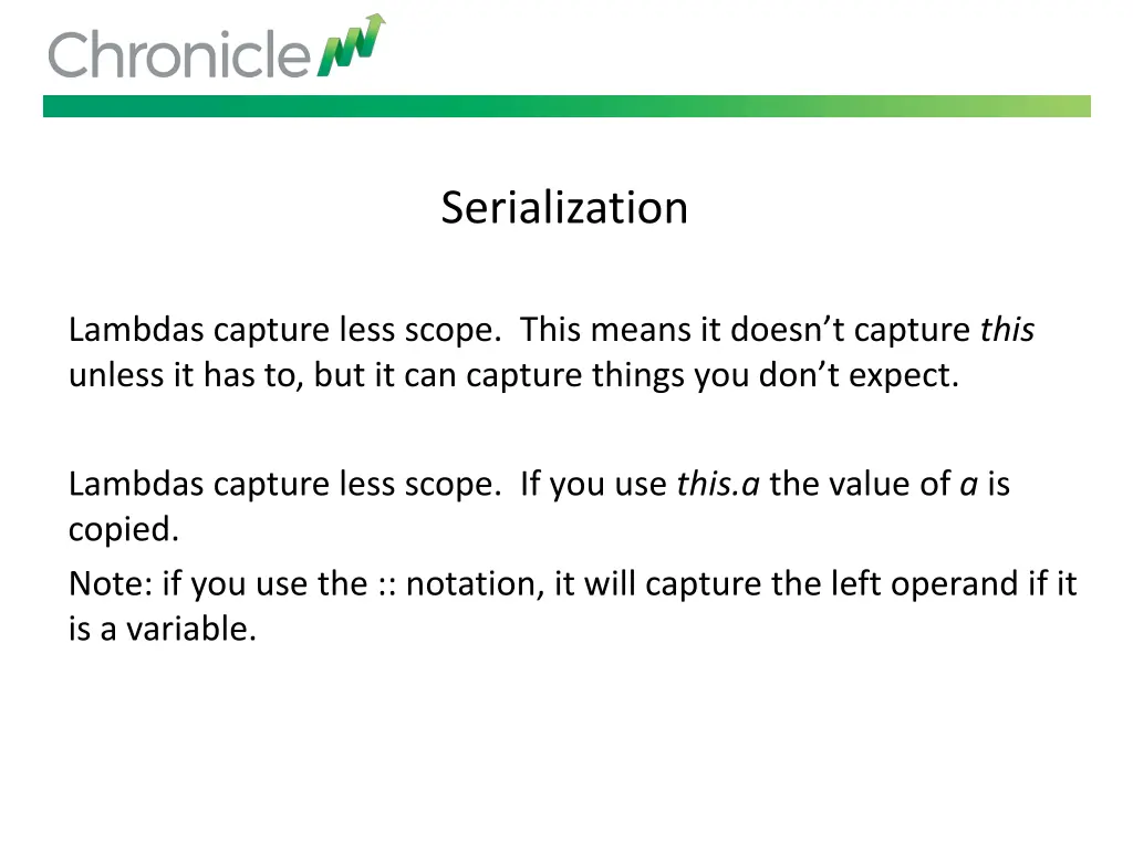 serialization