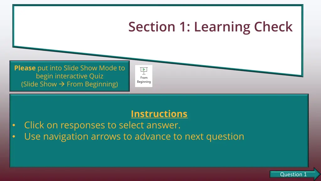 section 1 learning check