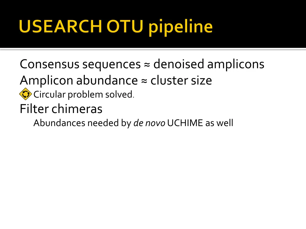 consensus sequences denoised amplicons amplicon