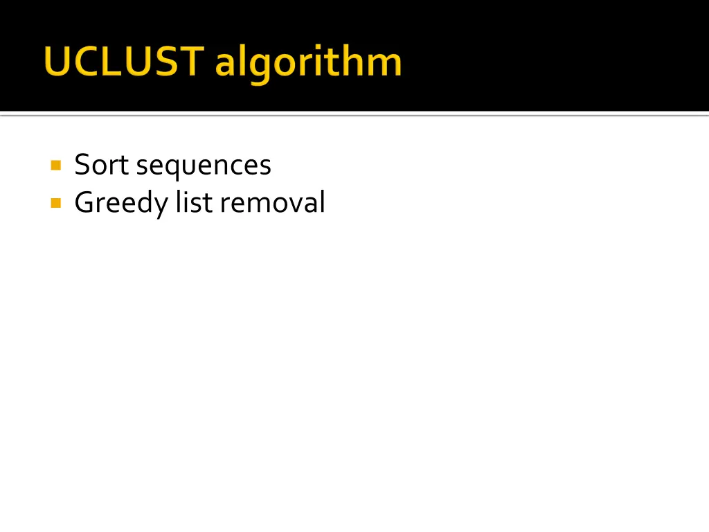 sort sequences greedy list removal