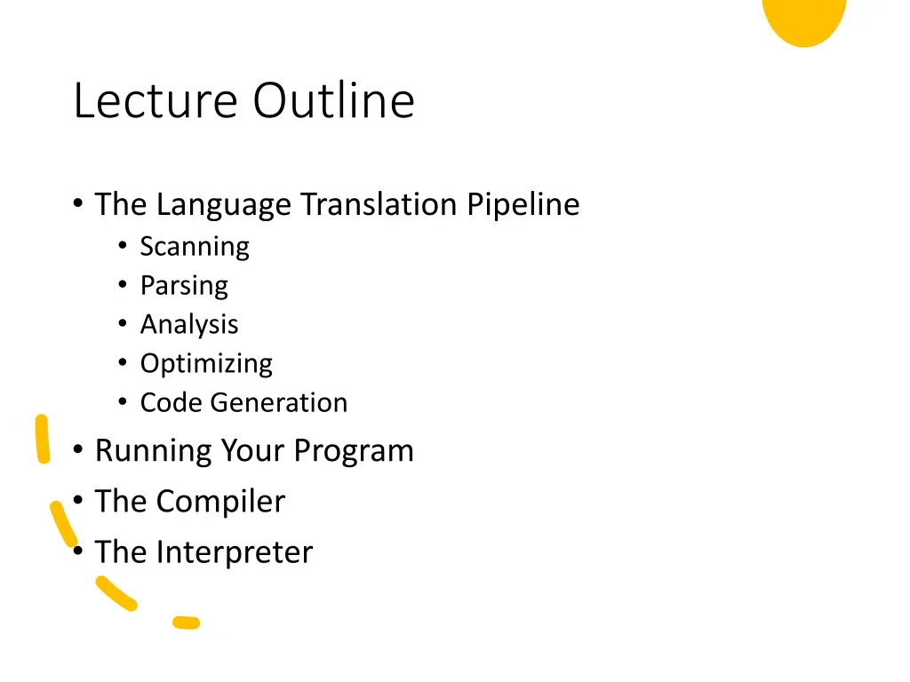 lecture outline