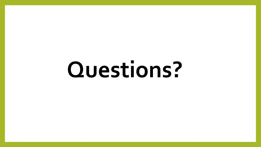 questions