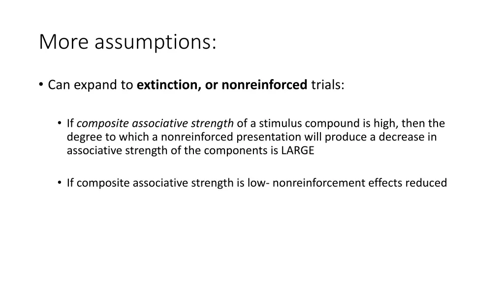 more assumptions 2