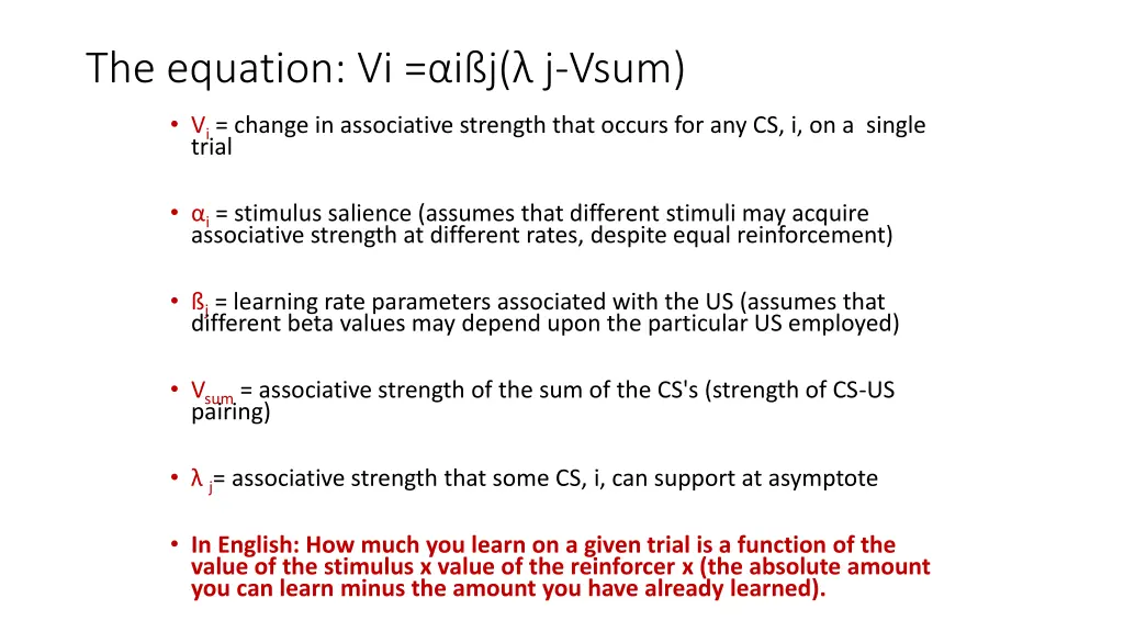the equation vi i j j vsum