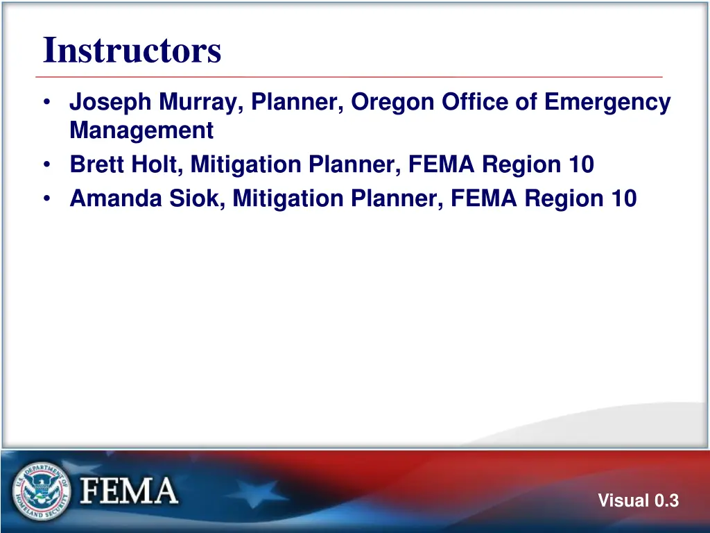 instructors