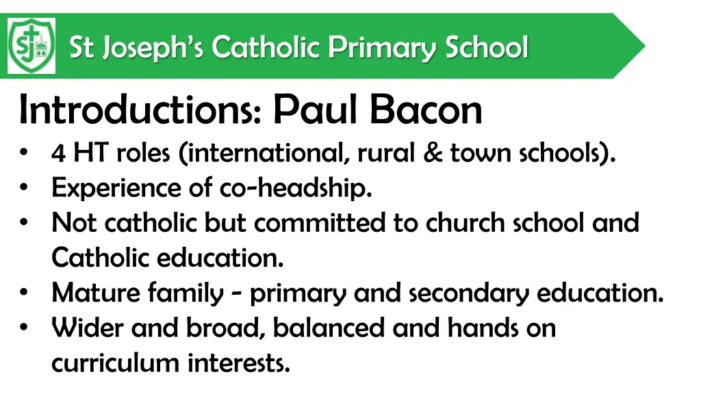 st joseph s catholic primary school introductions 1