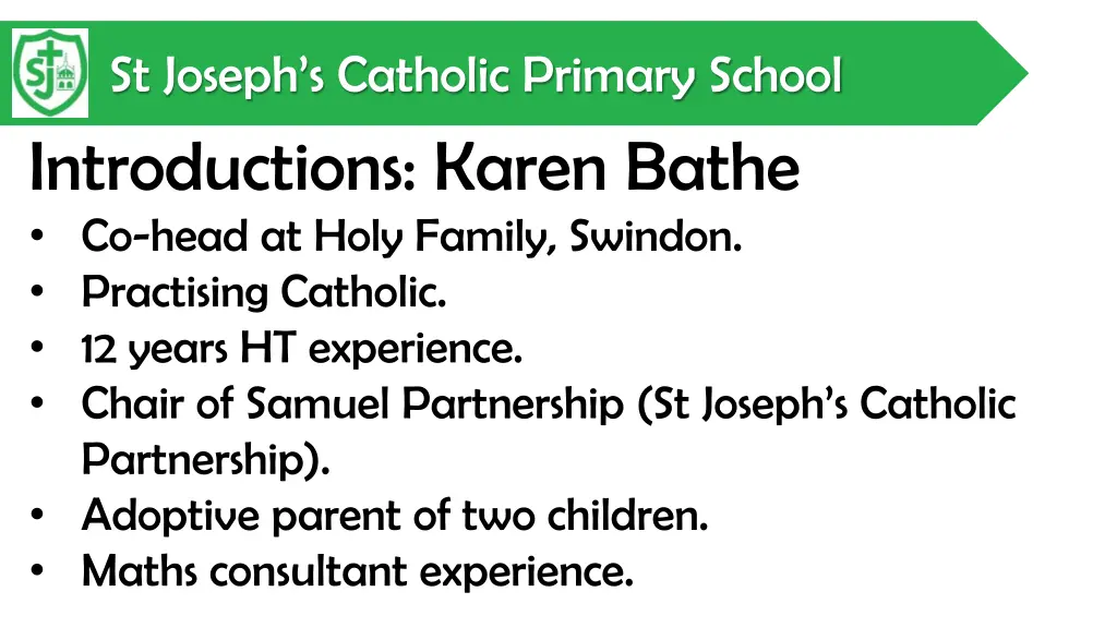 st joseph s catholic primary school introductions