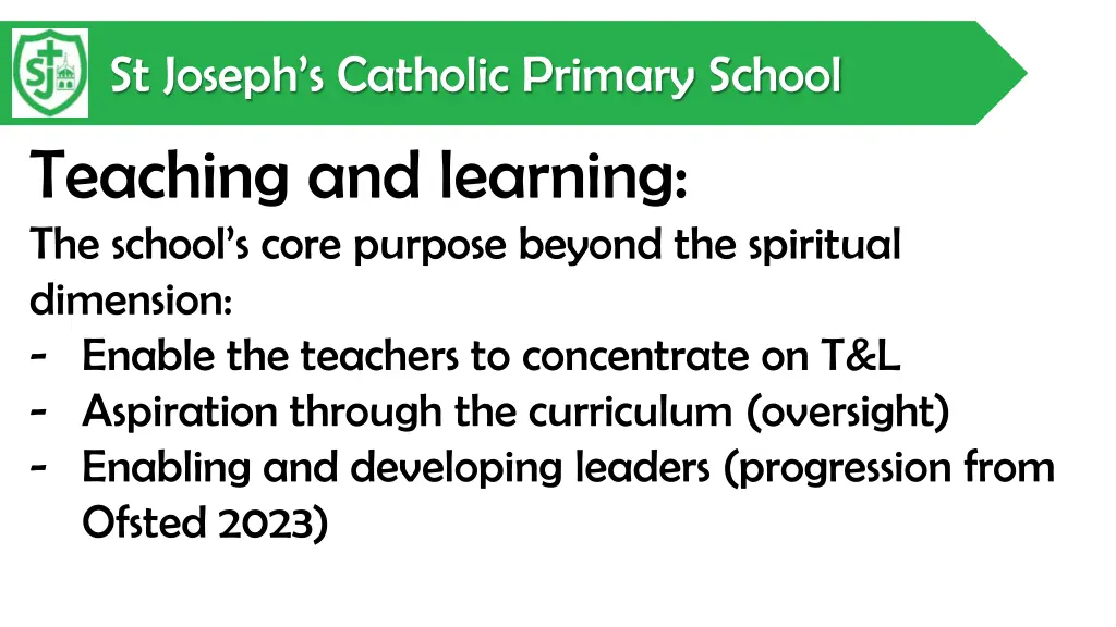 st joseph s catholic primary school teaching