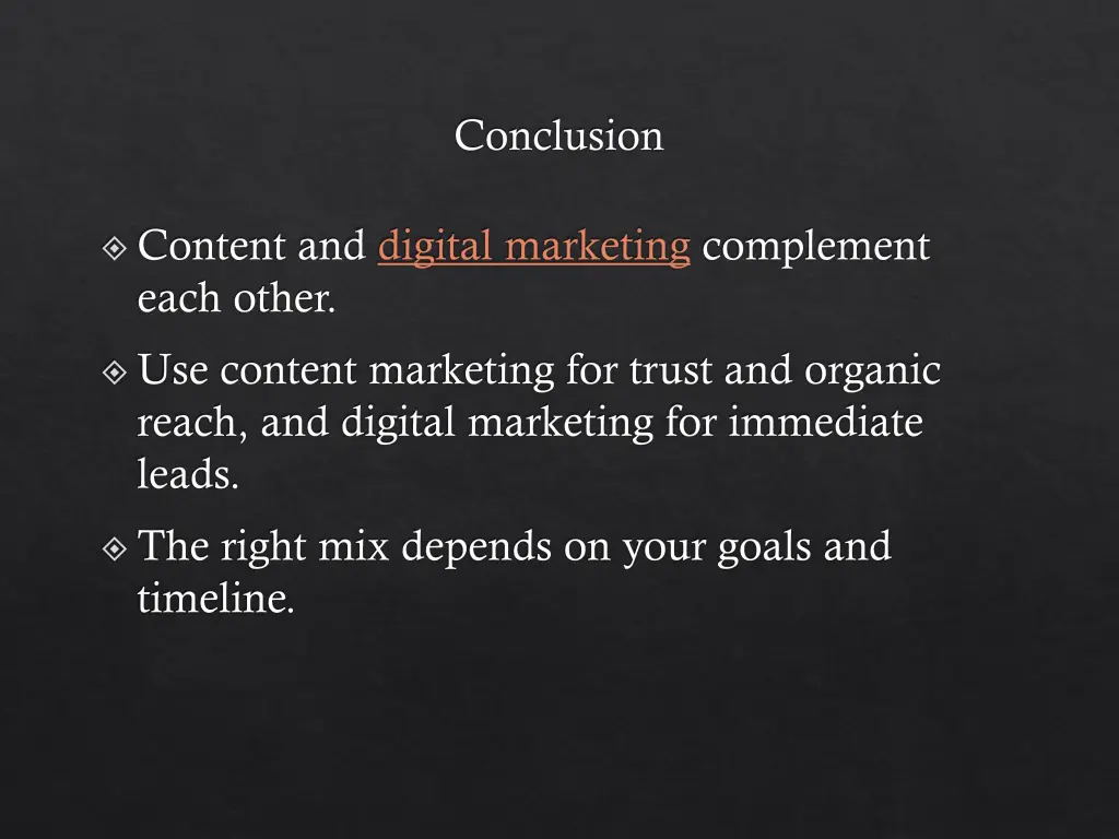 conclusion