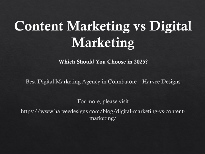 content marketing vs digital marketing