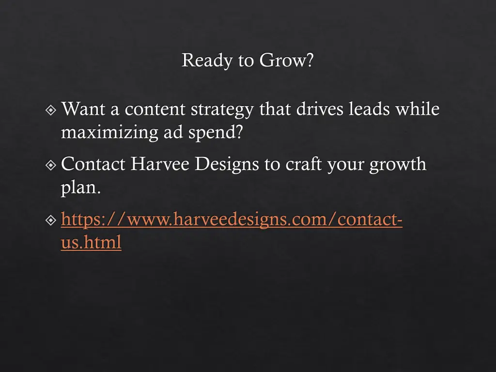 ready to grow