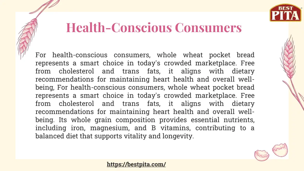 health conscious consumers