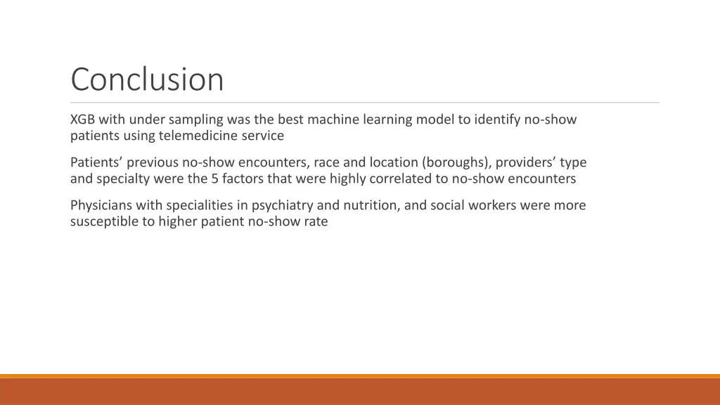 conclusion