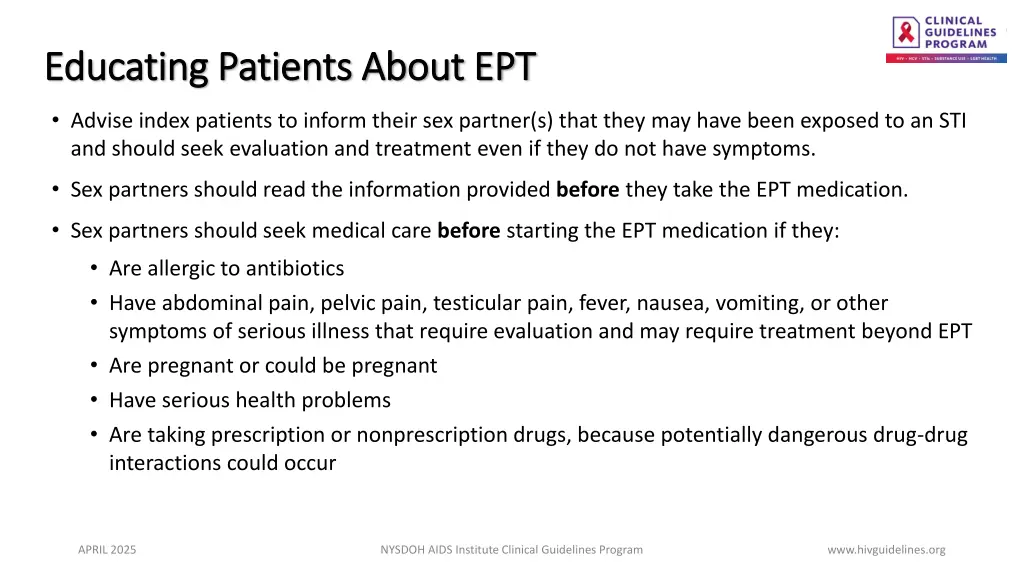 educating patients about ept educating patients