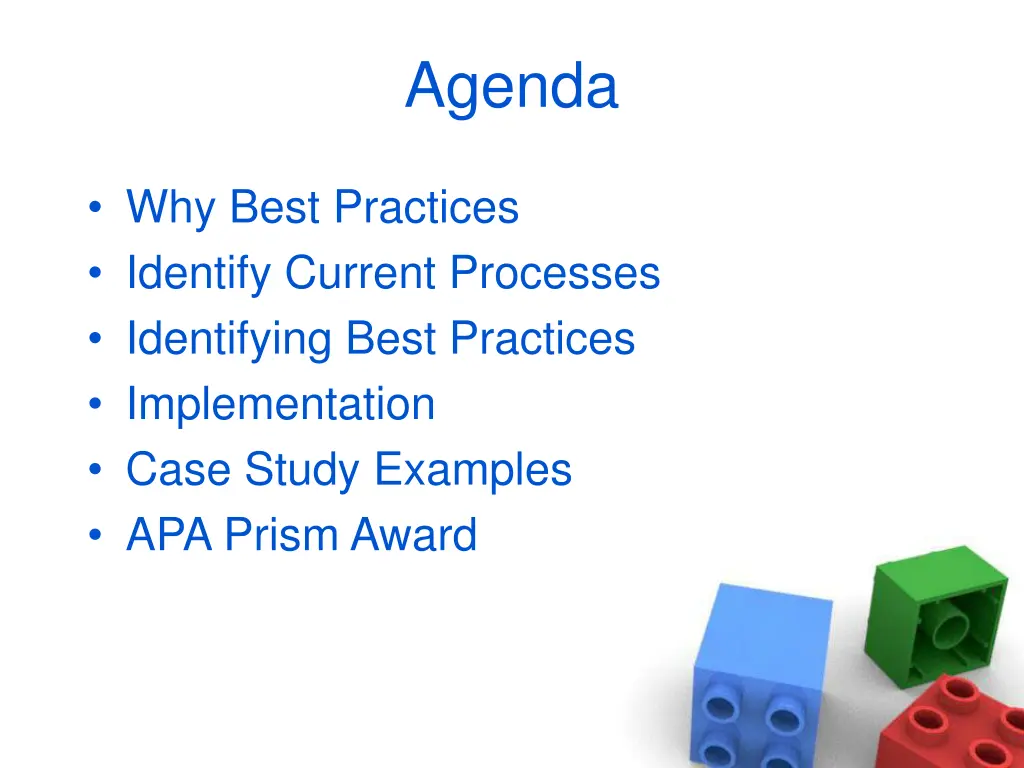 agenda