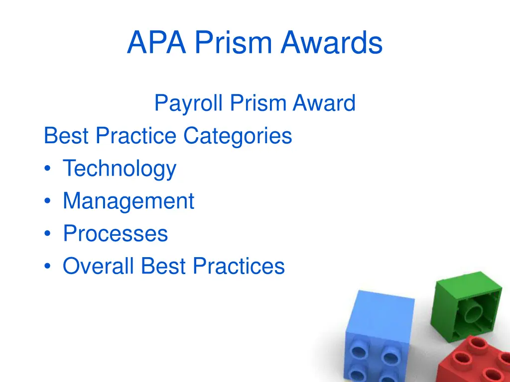apa prism awards