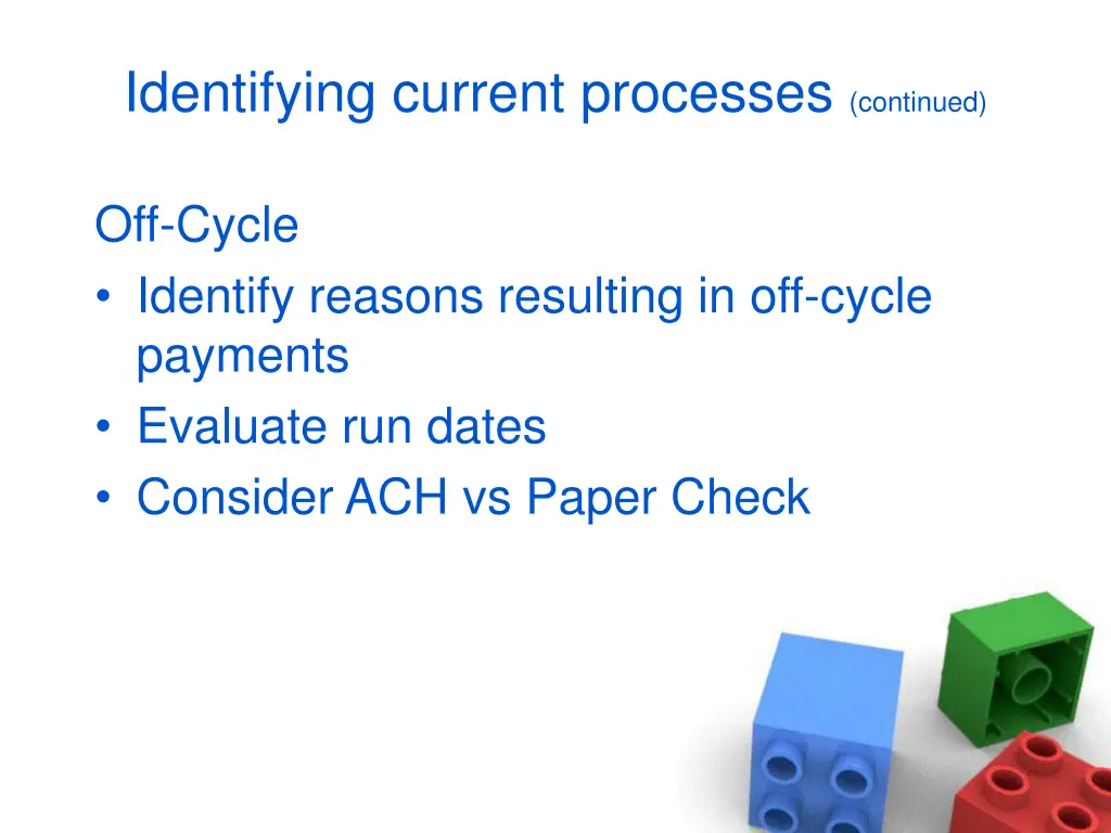 identifying current processes continued 4