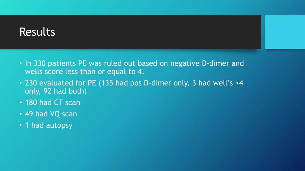 results