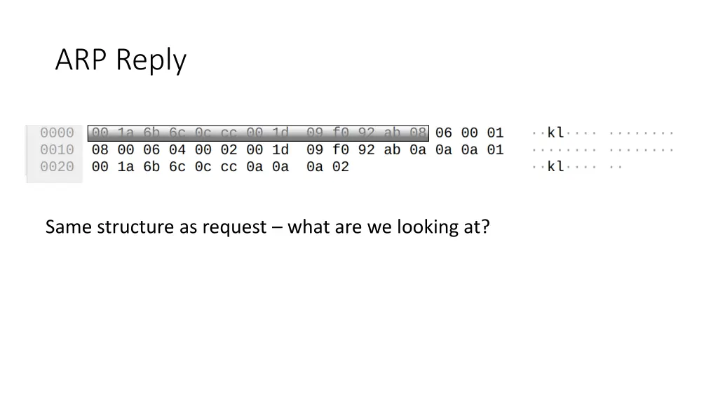arp reply