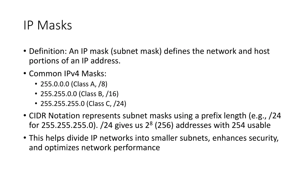 ip masks
