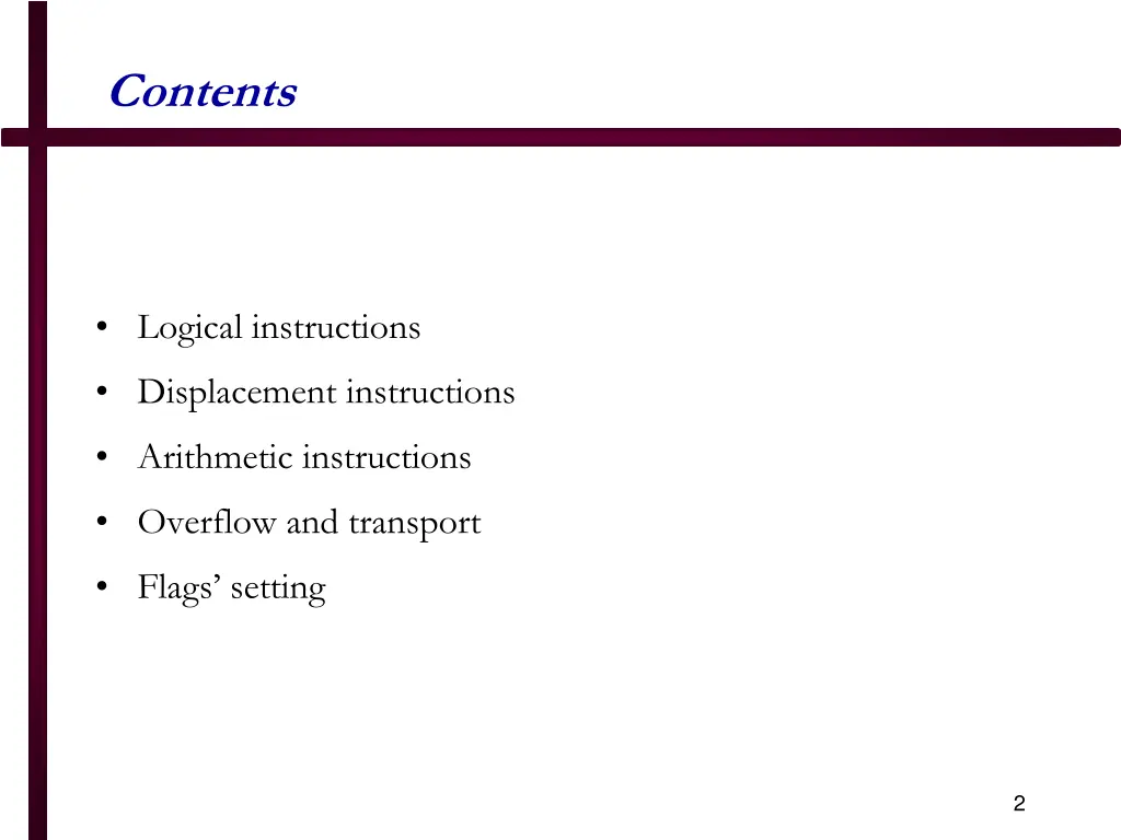 contents