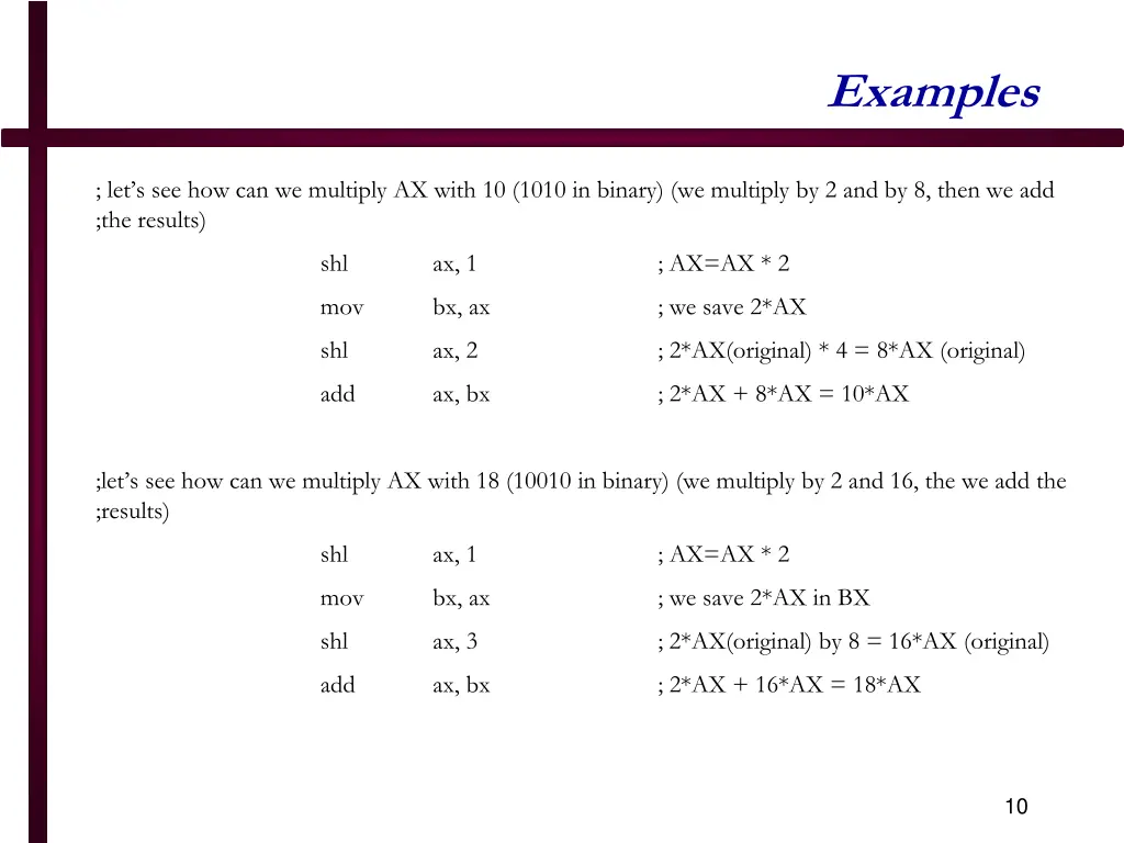 examples