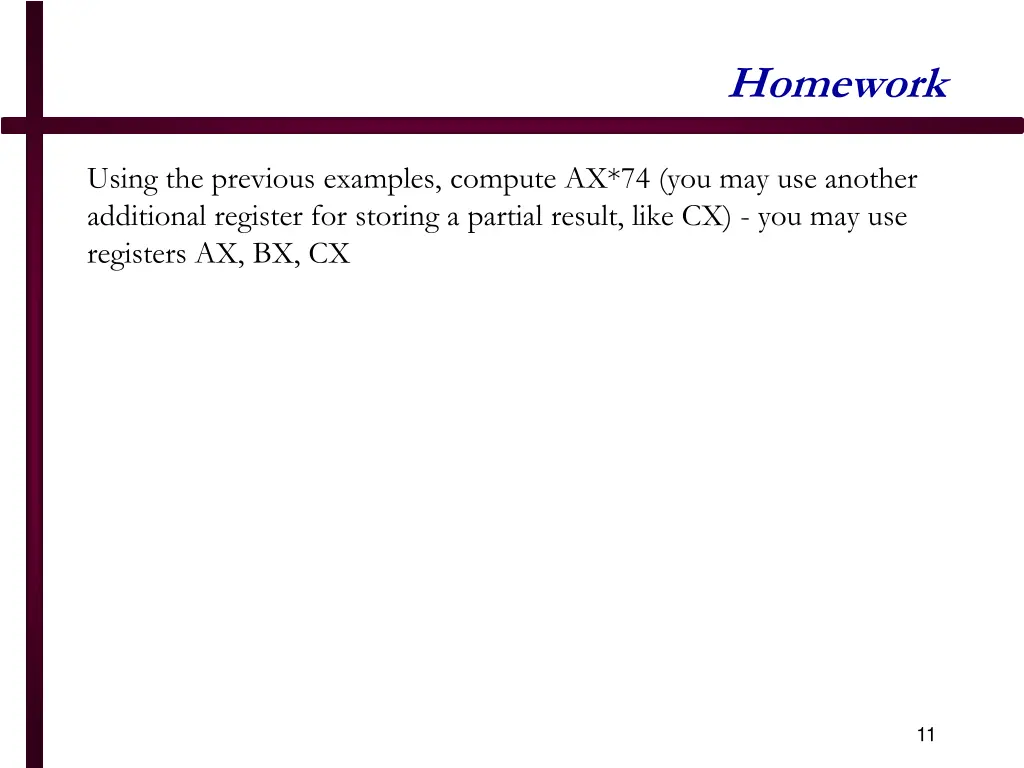 homework