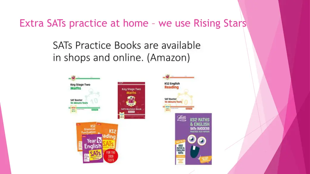 extra sats practice at home we use rising stars