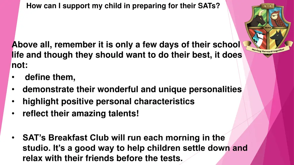 how can i support my child in preparing for their 2