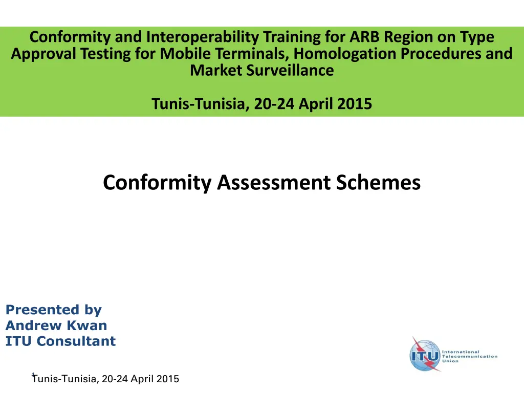 conformity and interoperability training