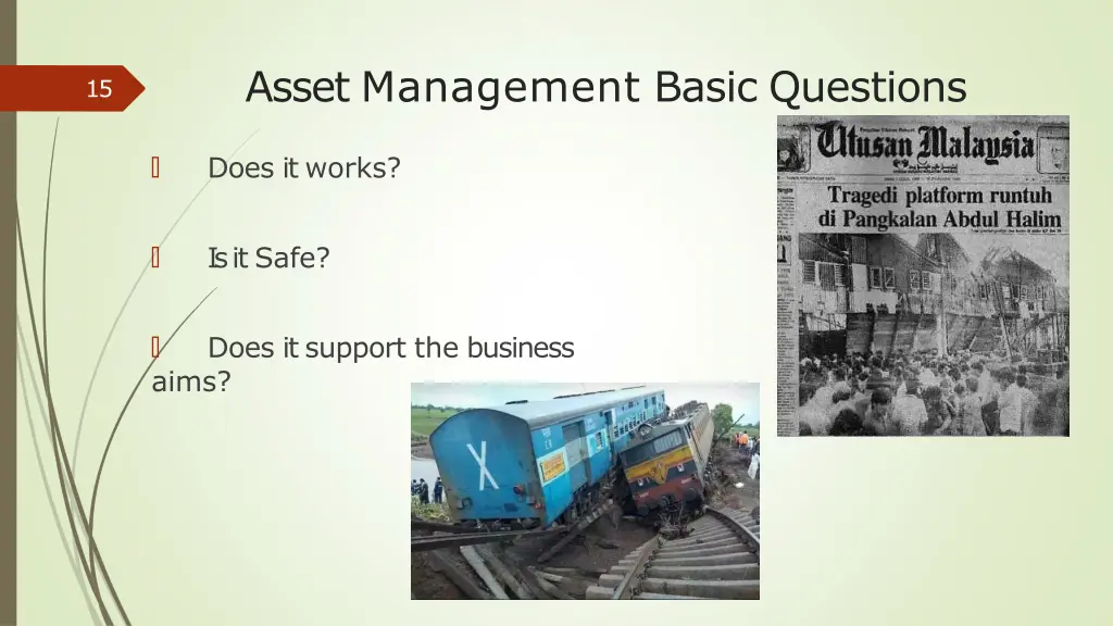 asset management basic questions