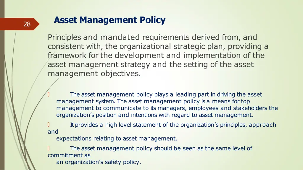 asset management policy