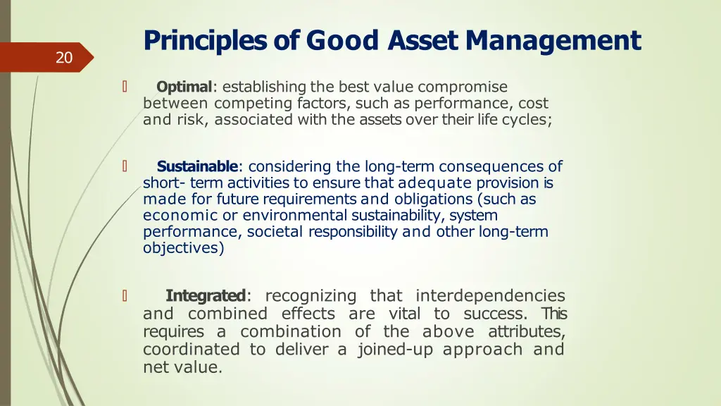 principles of good asset management 2