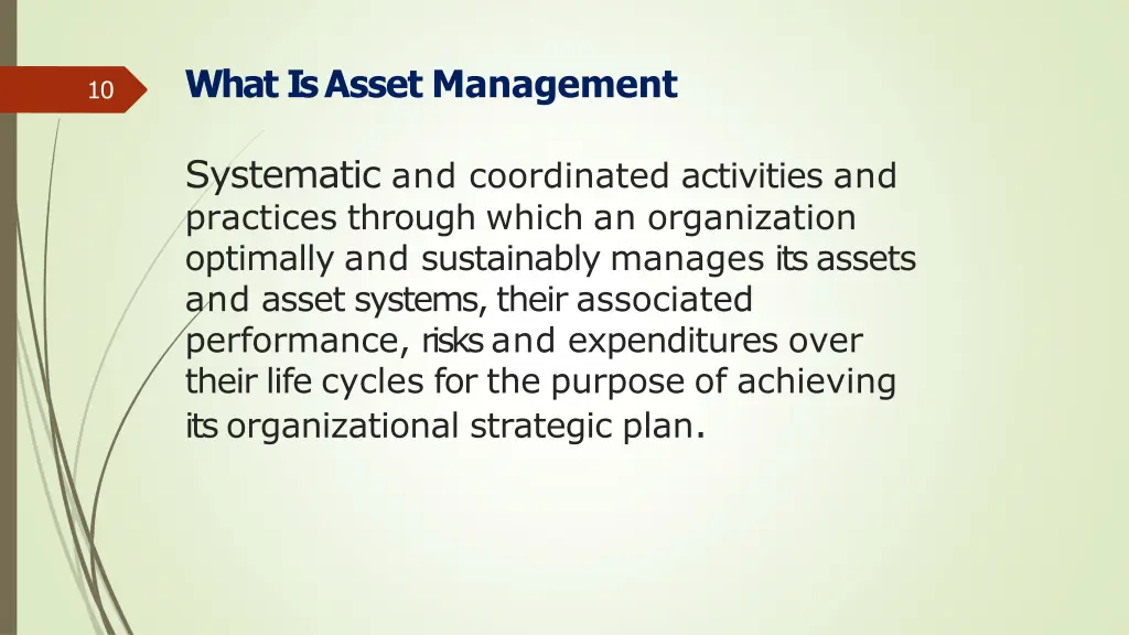 what is asset management