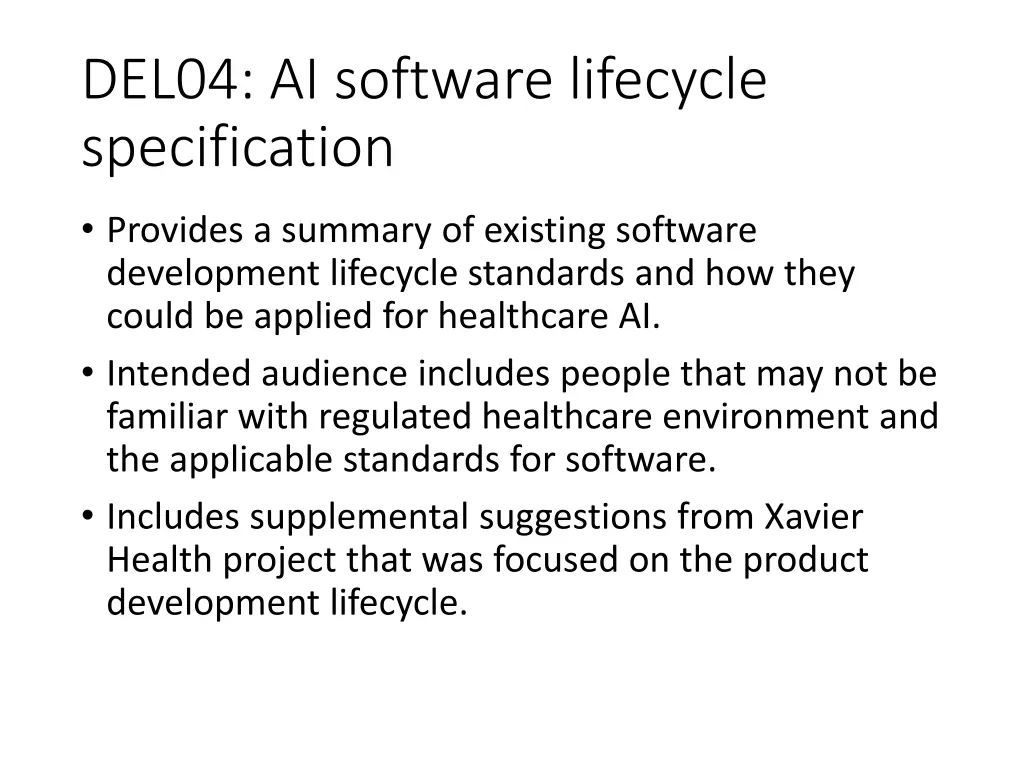 del04 ai software lifecycle specification