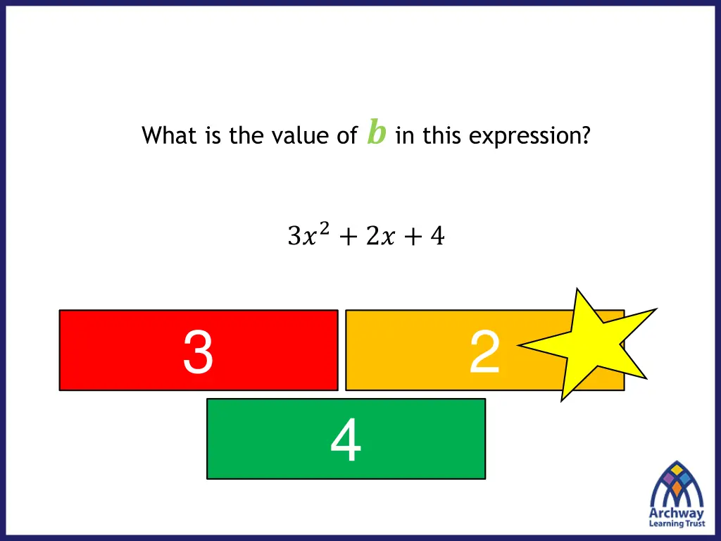 what is the value of in this expression 1