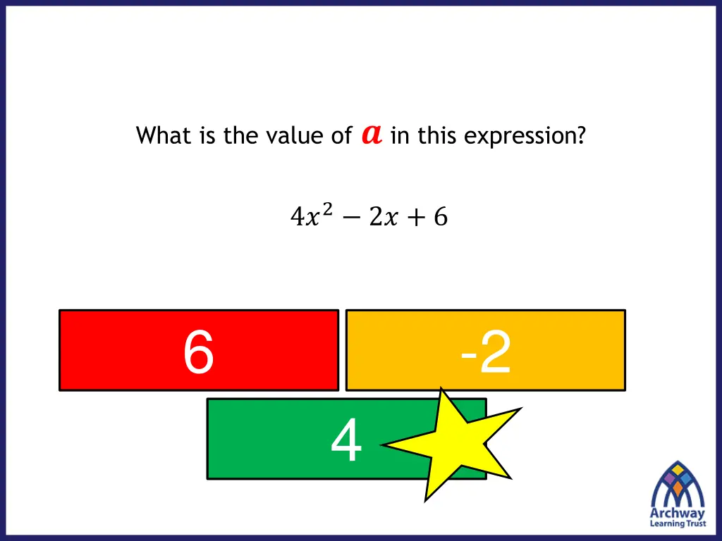 what is the value of in this expression 3