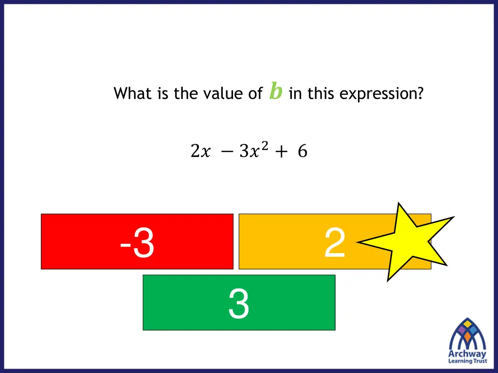 what is the value of in this expression 5