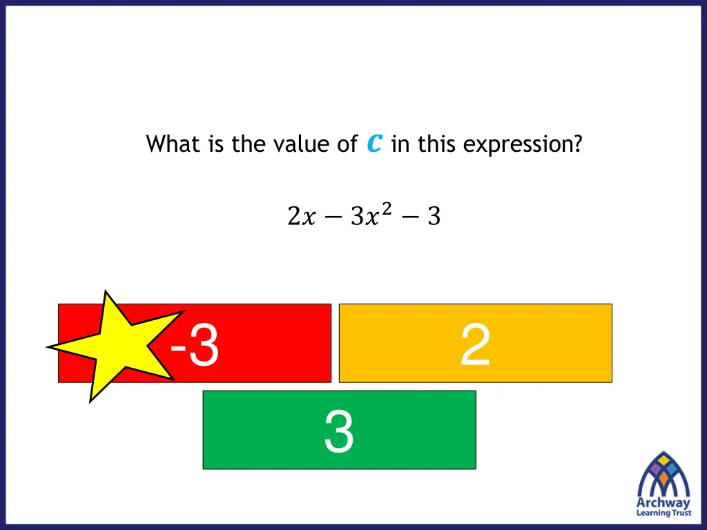 what is the value of in this expression 6