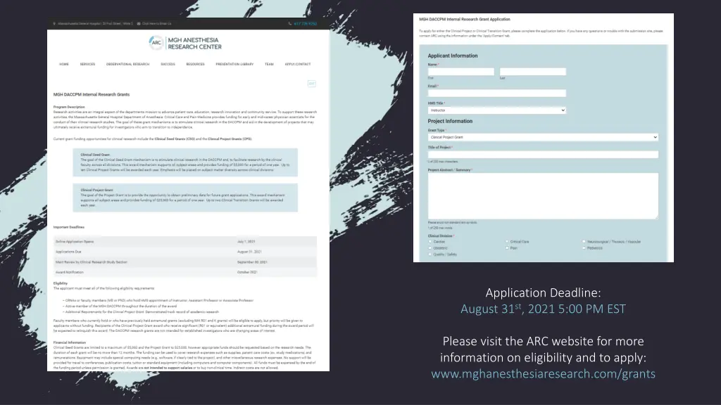 application deadline august 31 st 2021 5 00 pm est