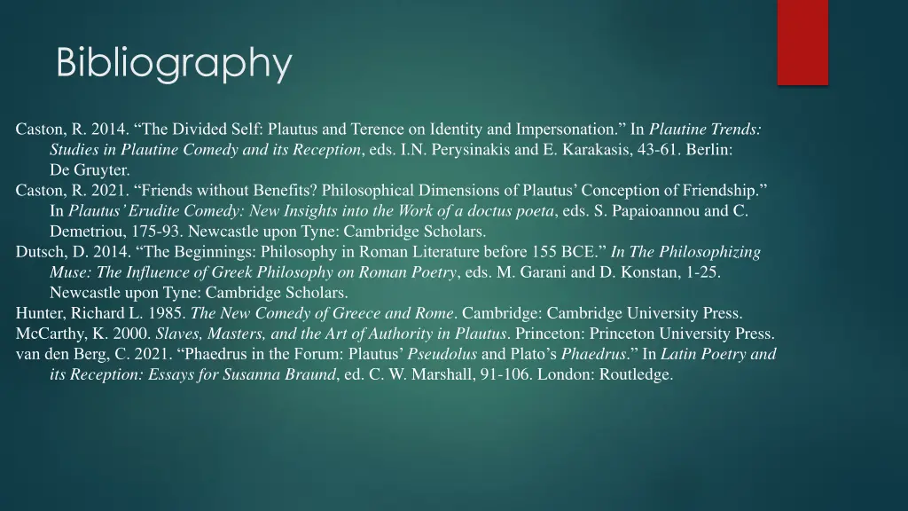 bibliography