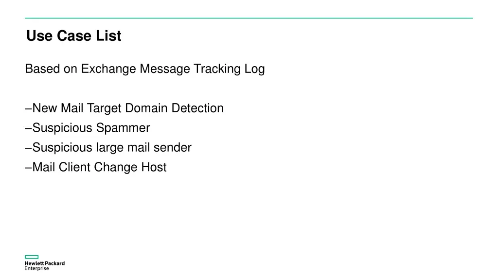 use case list