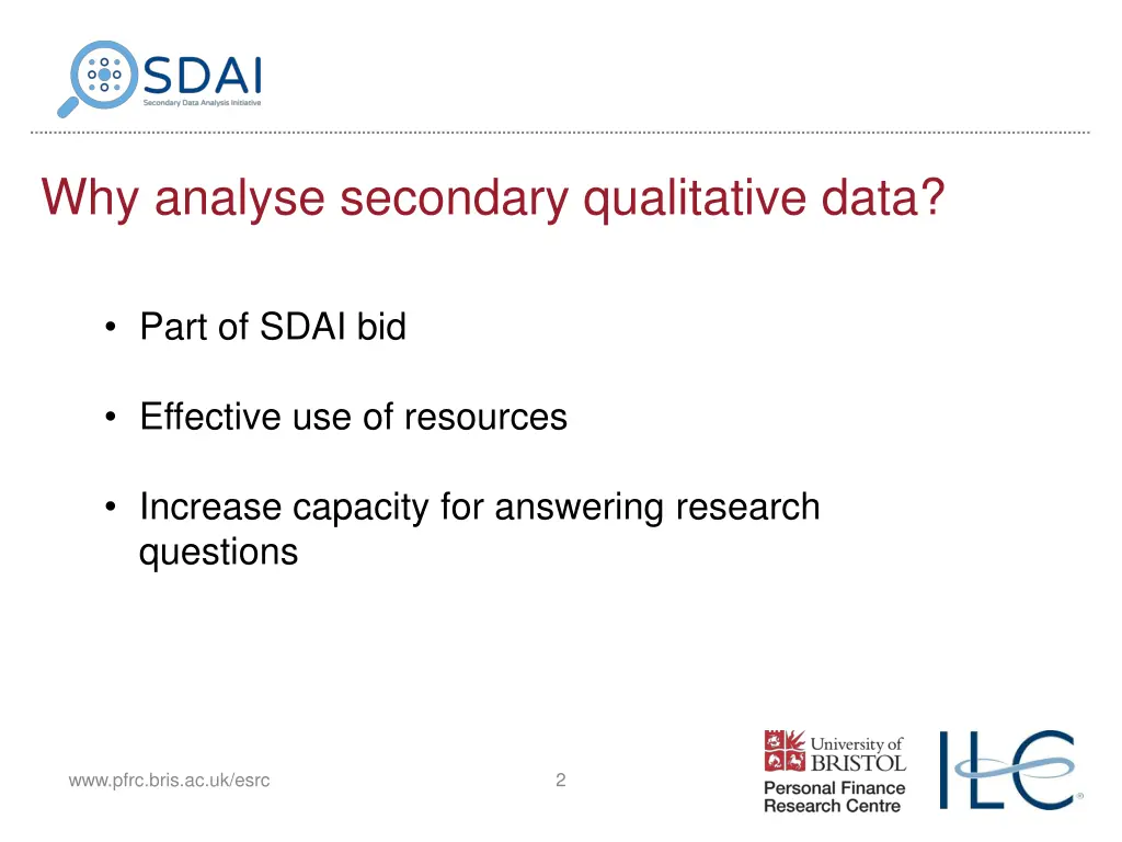 why analyse secondary qualitative data