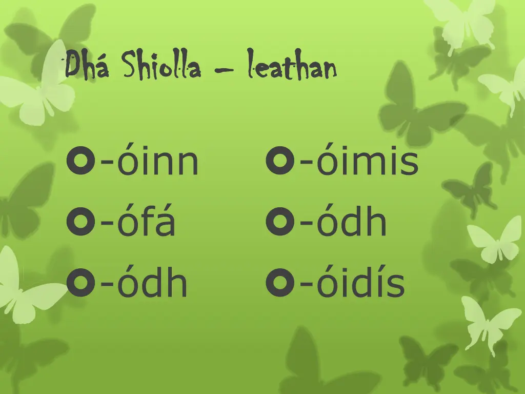 dh dh shiolla shiolla leathan